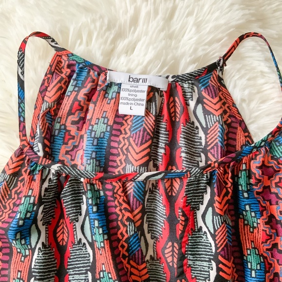 NWT Bar III halter top print dress - Picture 3 of 4
